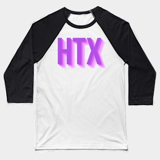 HTX in purple Baseball T-Shirt